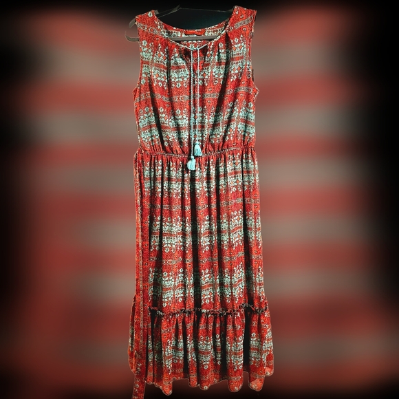 Lorenza Blau Boho Maxi Dress - Picture 1 of 5